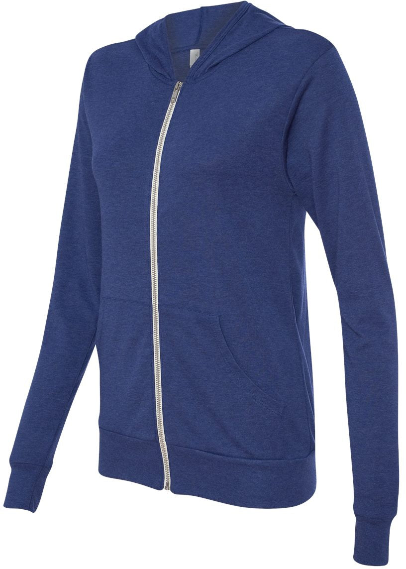 Bella+Canvas Unisex Triblend Lightweight Full-Zip Hoodie - A Must-Have Tee!