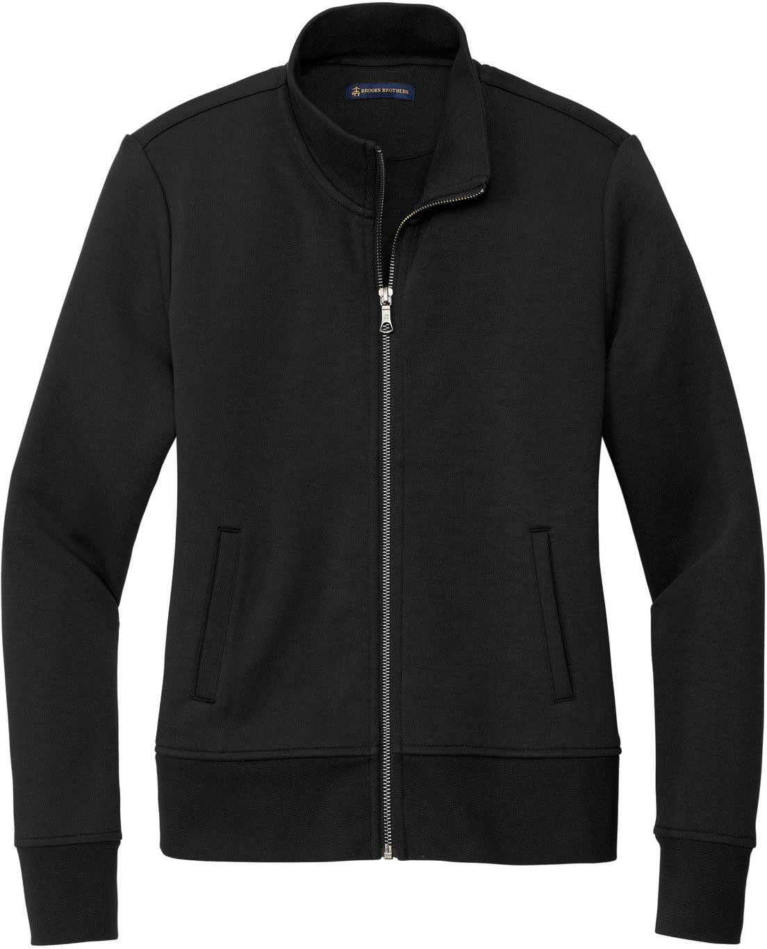 Brooks Brothers Stylish Ladies Double-Knit Full-Zip Jacket