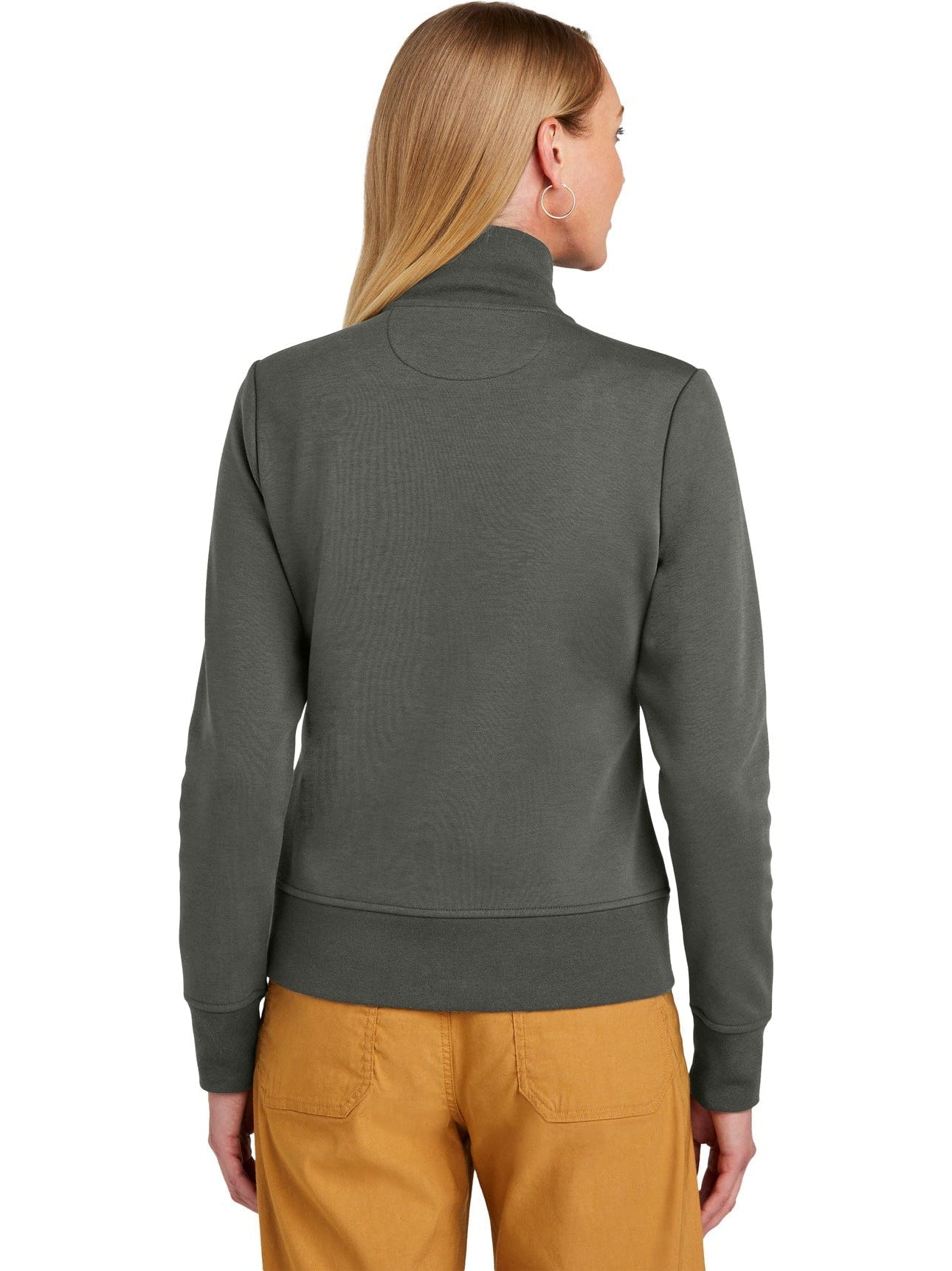 Brooks Brothers Stylish Ladies Double-Knit Full-Zip Jacket