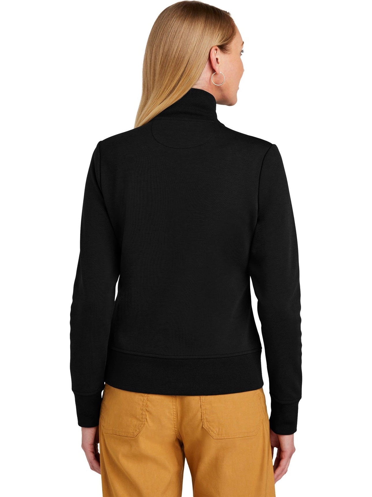 Brooks Brothers Stylish Ladies Double-Knit Full-Zip Jacket