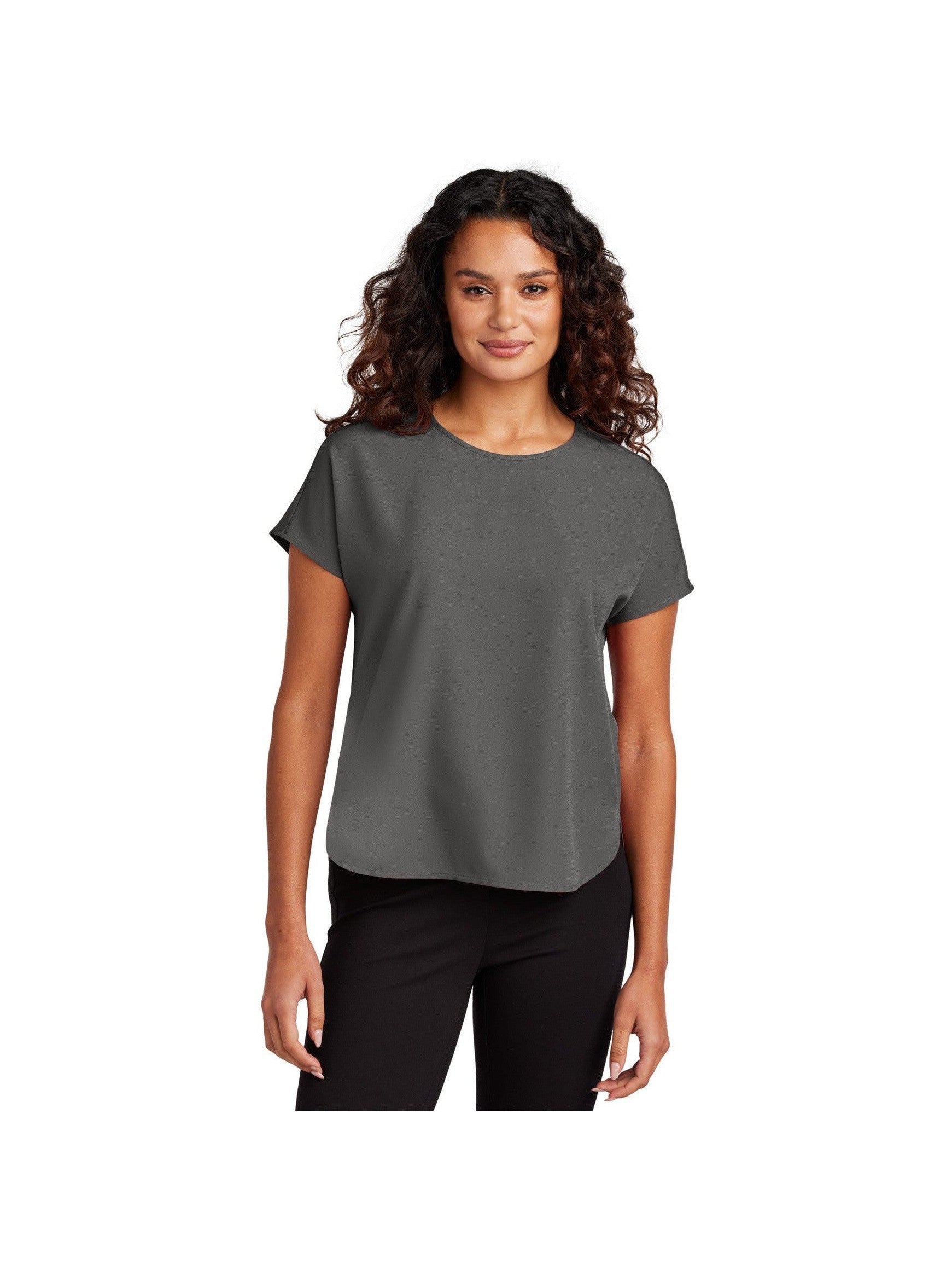 Mercer+Mettle Ladies' Stunning Stretch Crepe Crew Top