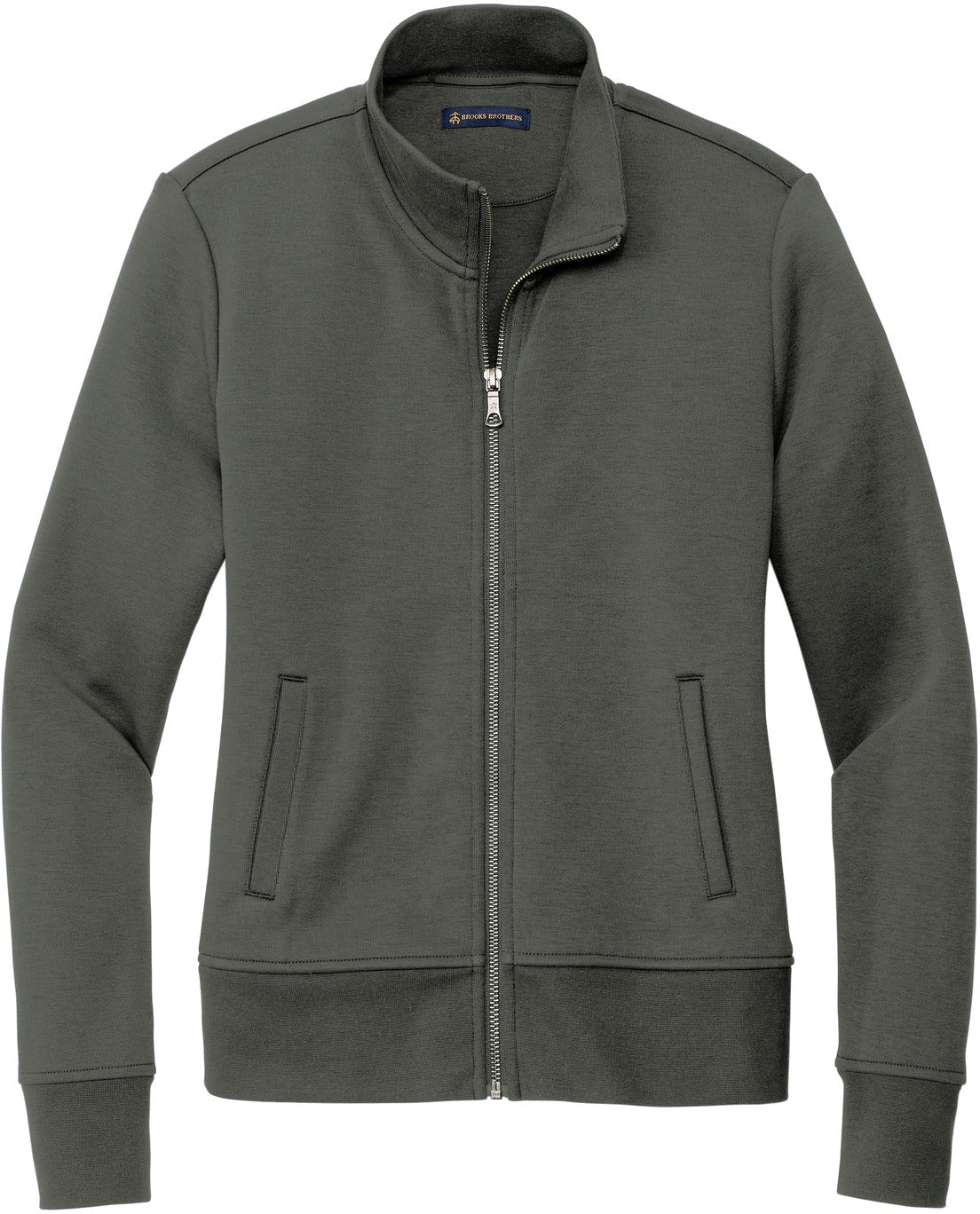Brooks Brothers Stylish Ladies Double-Knit Full-Zip Jacket
