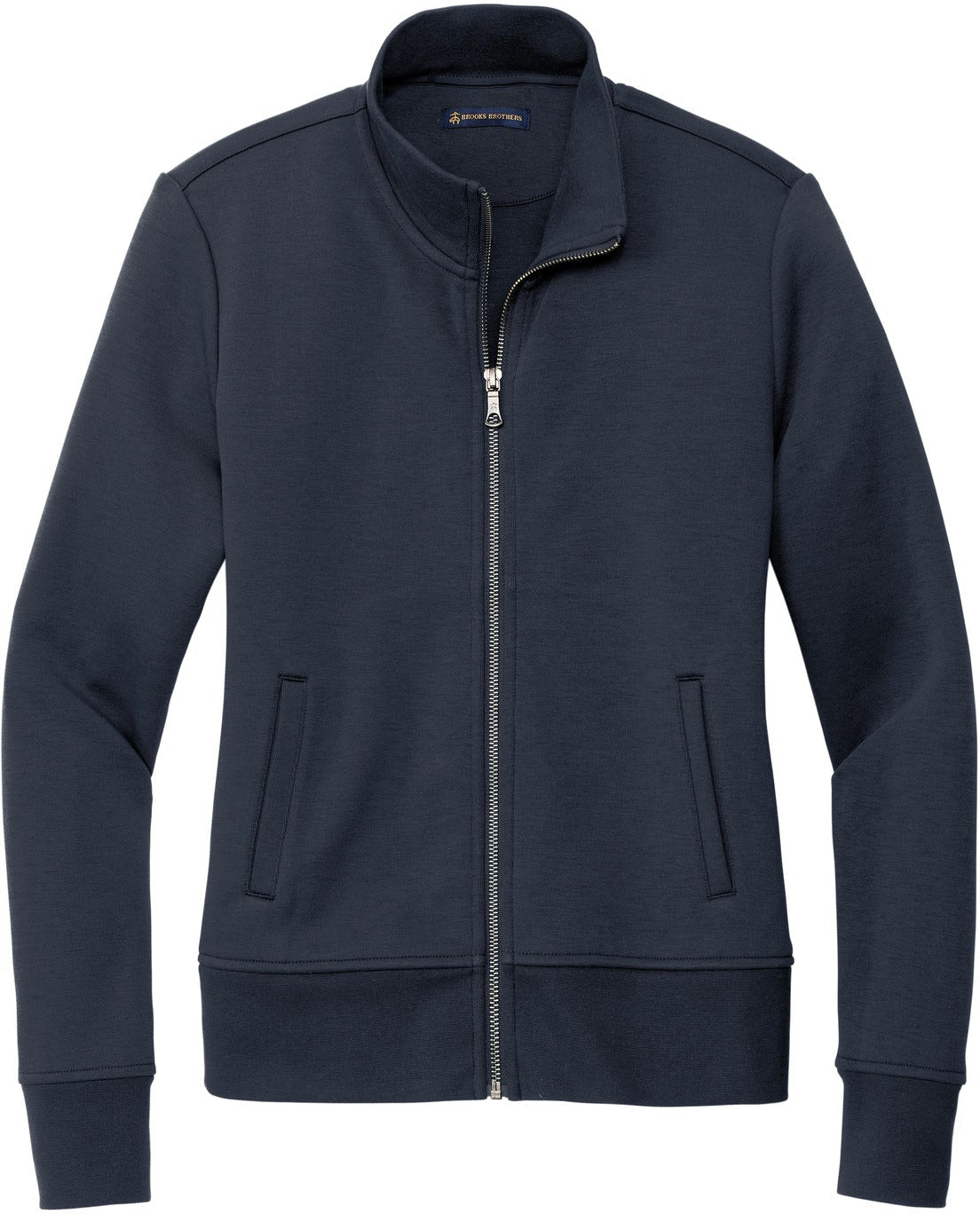 Brooks Brothers Stylish Ladies Double-Knit Full-Zip Jacket