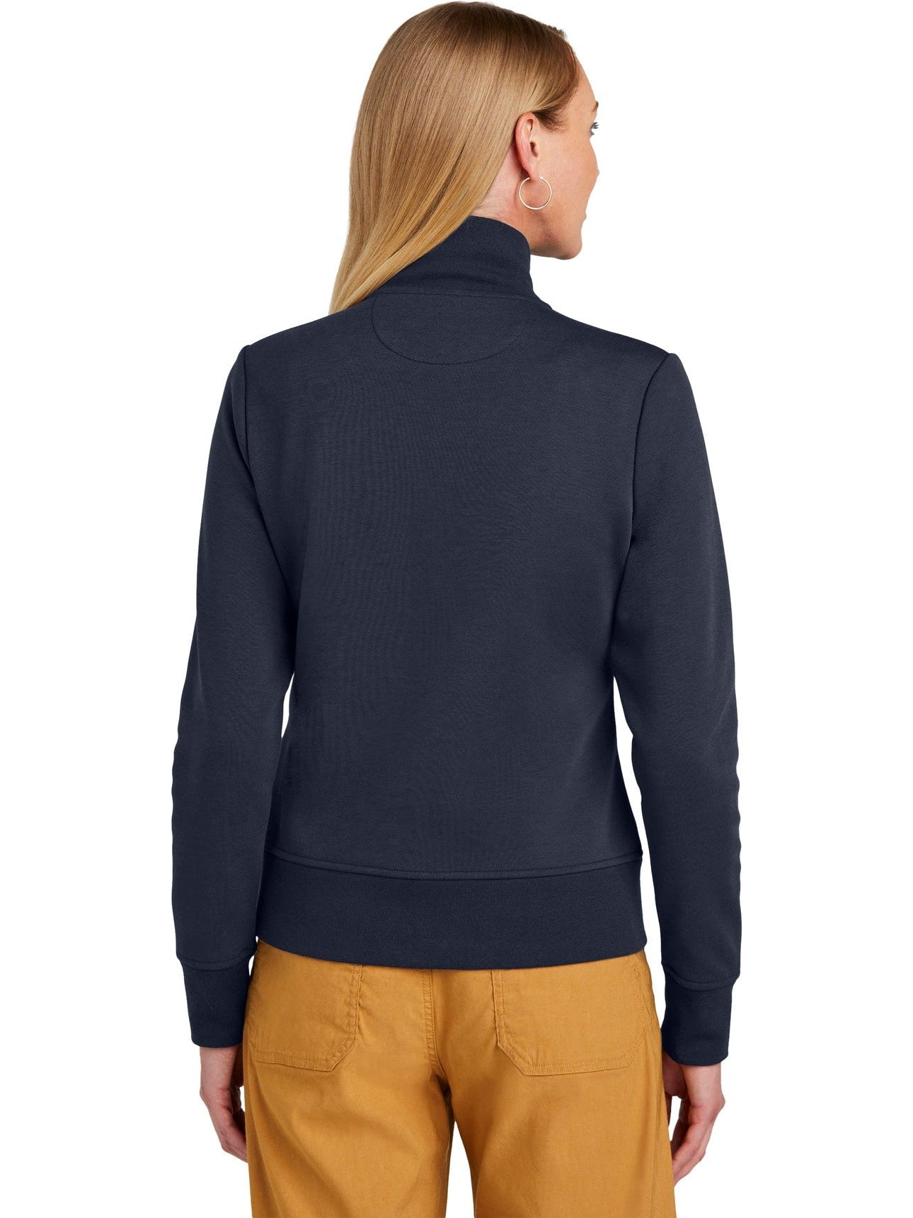 Brooks Brothers Stylish Ladies Double-Knit Full-Zip Jacket