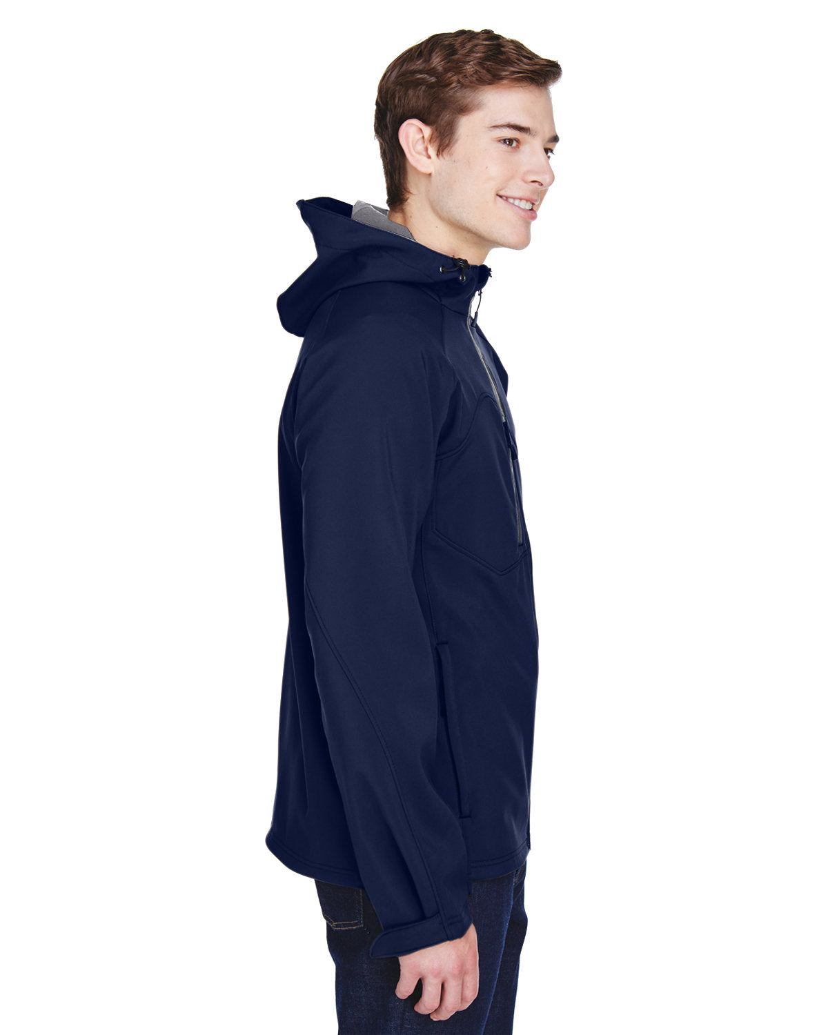 North End Prospect: Two-Layer Fleece Bonded Soft Shell Hooded Jacket - Your Weather Shield