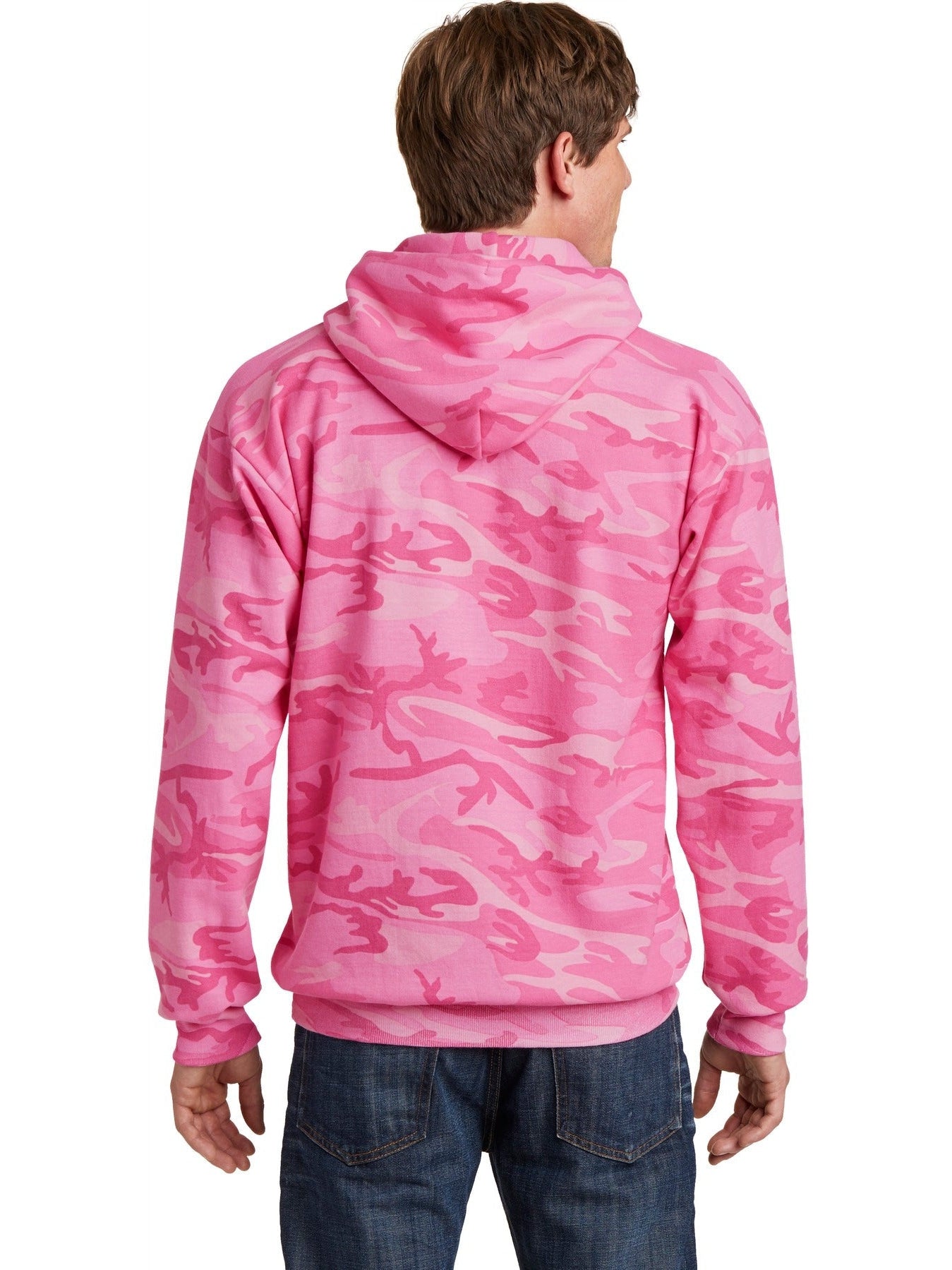 Port & Company Core Fleece Camo Pullover Hooded Sweatshirt - Outdoor Essential