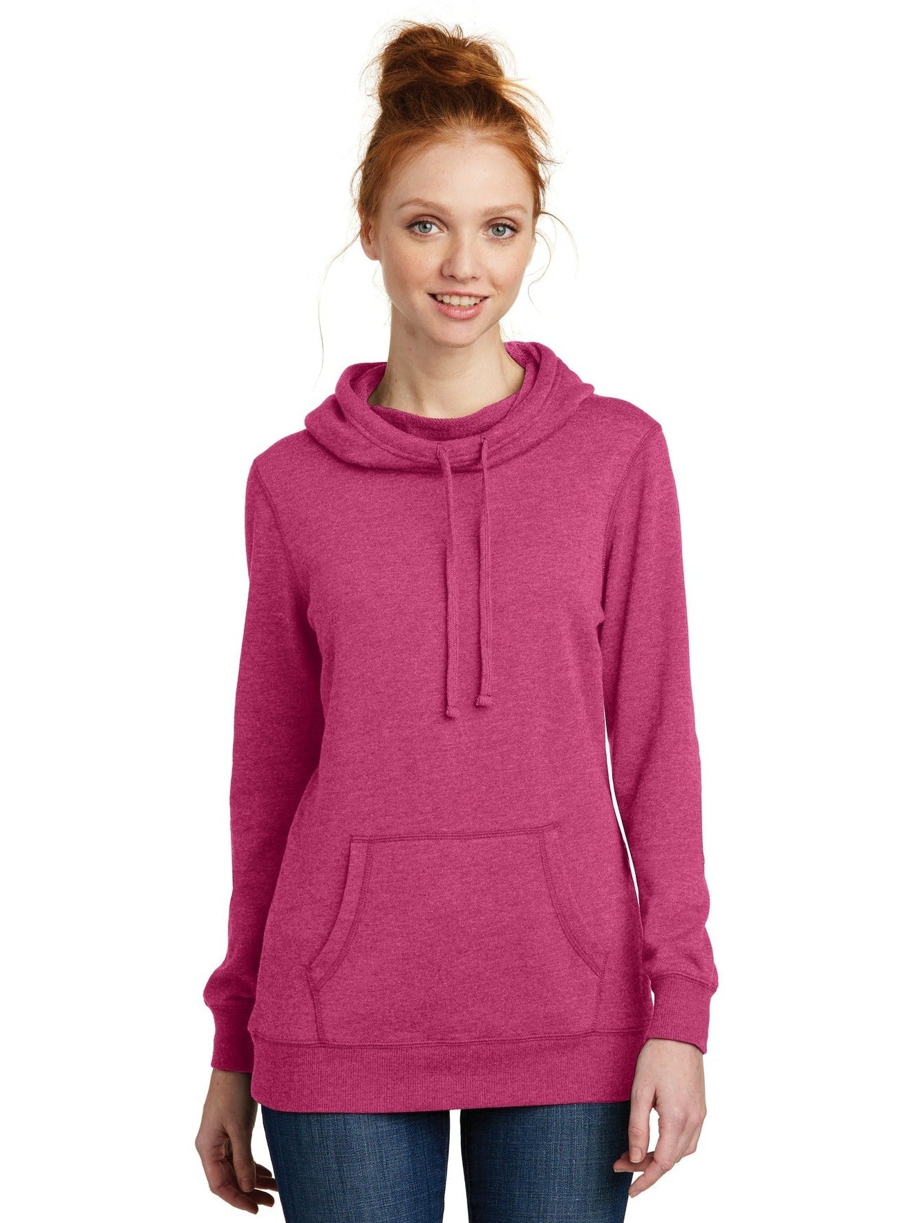 District Women's Stylish Lightweight Fleece Hoodie