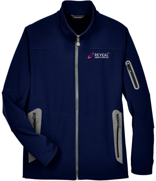 North End Premium Three - Layer Fleece - Bonded Soft Shell Tech Jacket