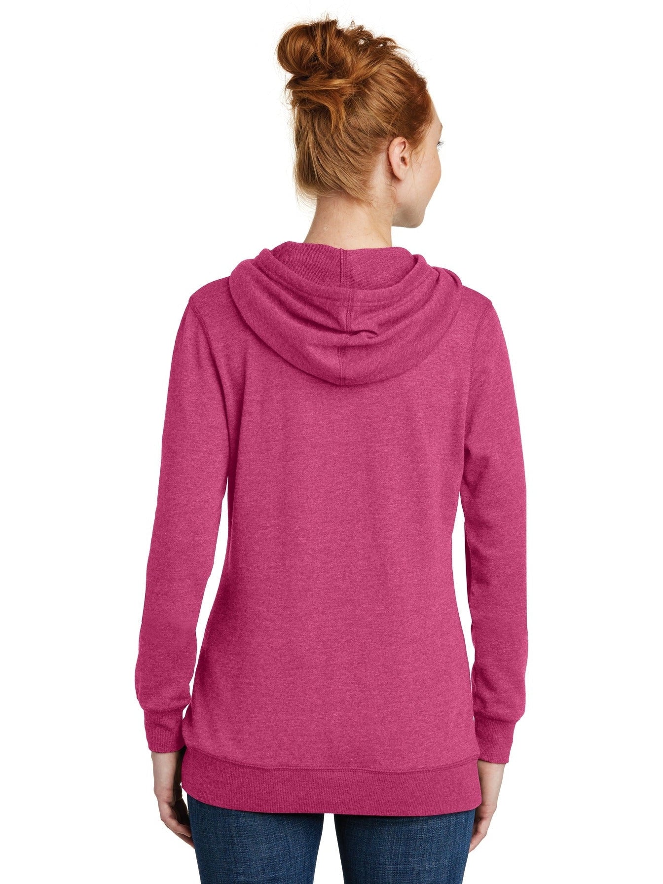 District Women's Stylish Lightweight Fleece Hoodie