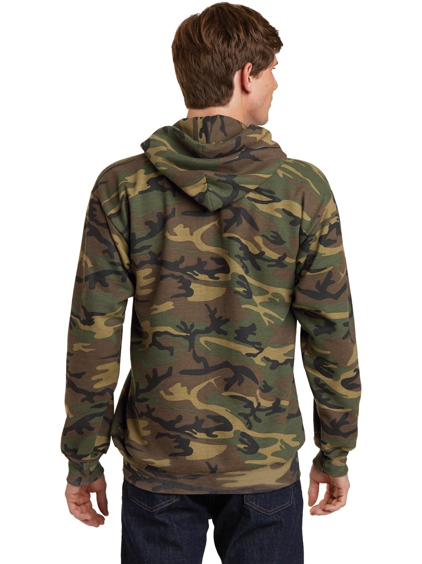 Port & Company Core Fleece Camo Pullover Hooded Sweatshirt - Outdoor Essential