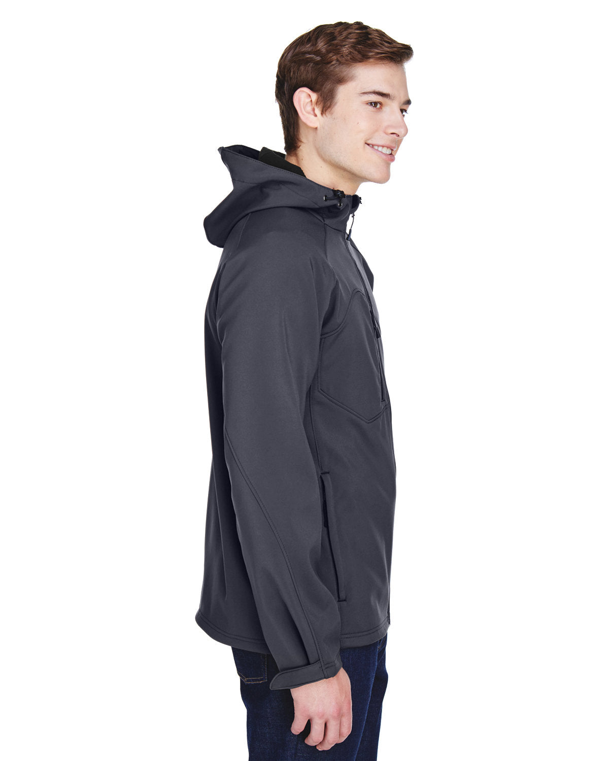 North End Prospect: Two-Layer Fleece Bonded Soft Shell Hooded Jacket - Your Weather Shield