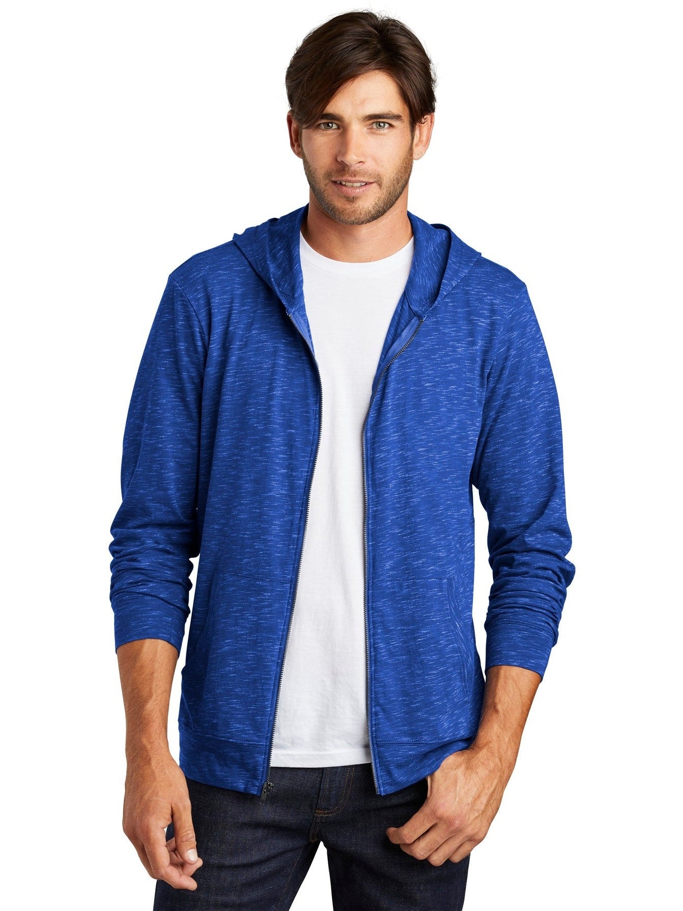 District Medal Stylish Full-Zip Hoodie