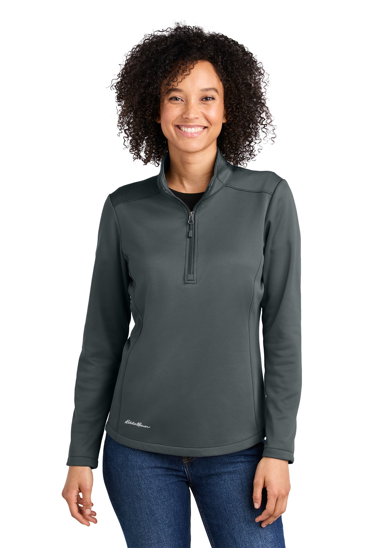 Eddie Bauer Women's Cozy Smooth Mid Layer 1/2-Zip Fleece - A Must-Have!