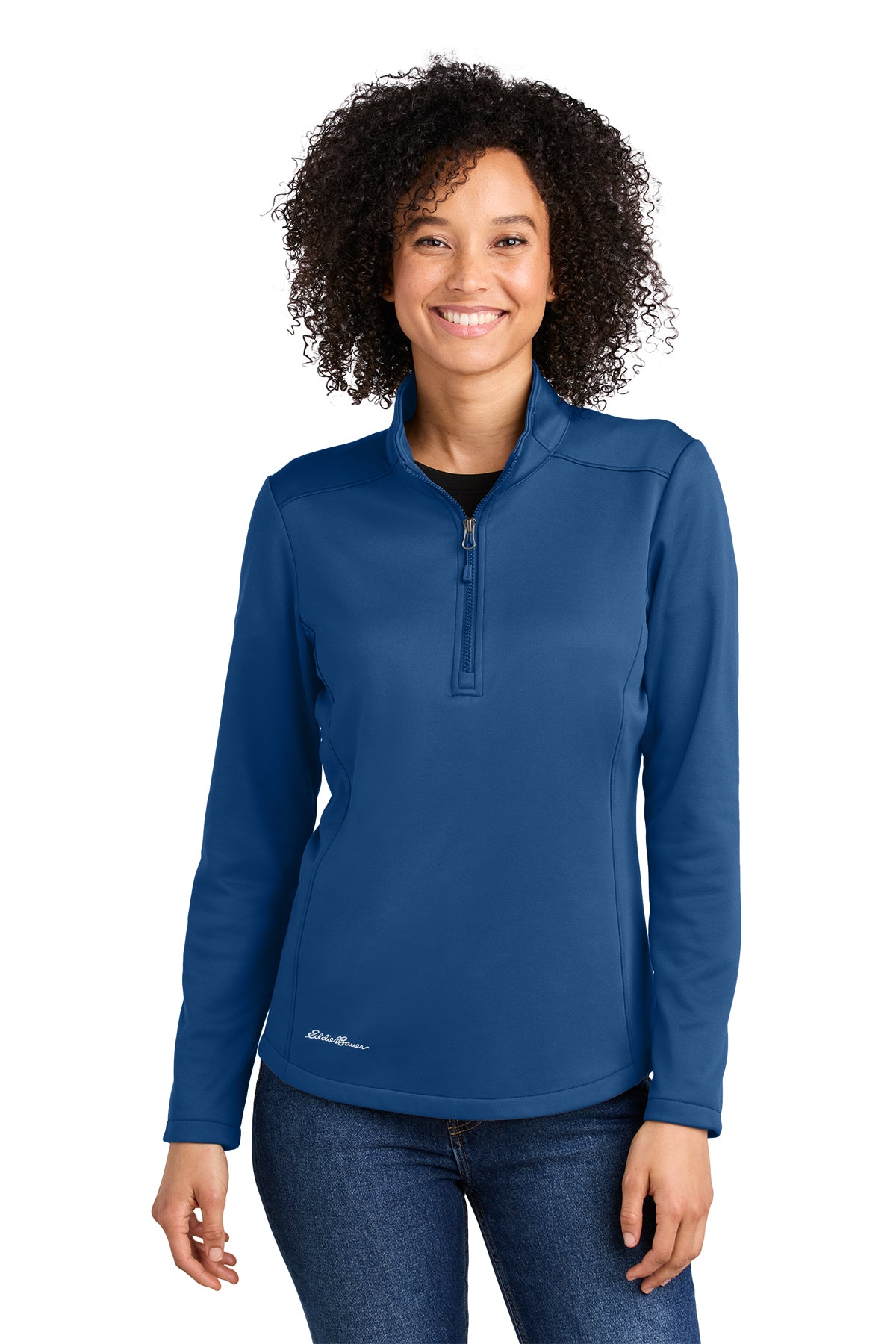 Eddie Bauer Women's Cozy Smooth Mid Layer 1/2-Zip Fleece - A Must-Have!