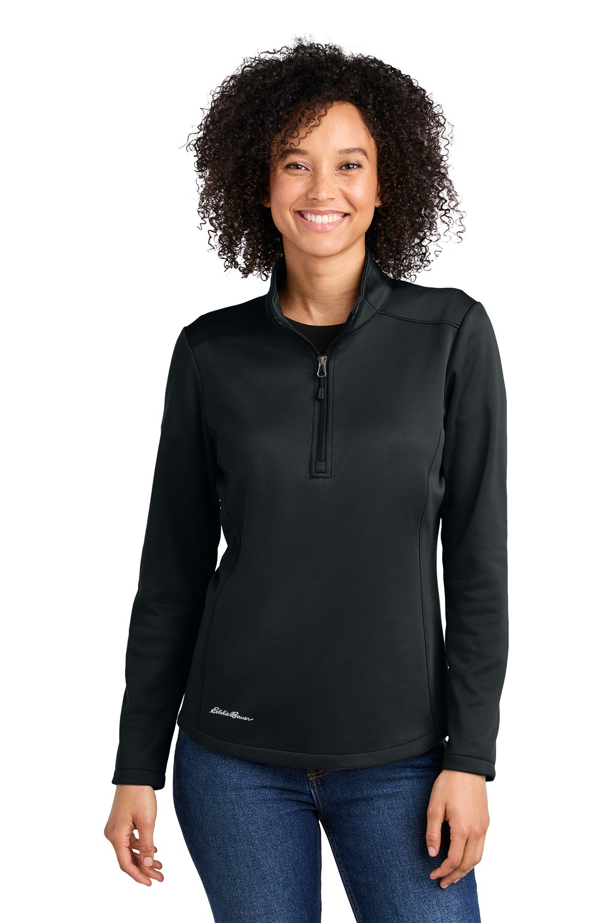 Eddie Bauer Women's Cozy Smooth Mid Layer 1/2-Zip Fleece - A Must-Have!