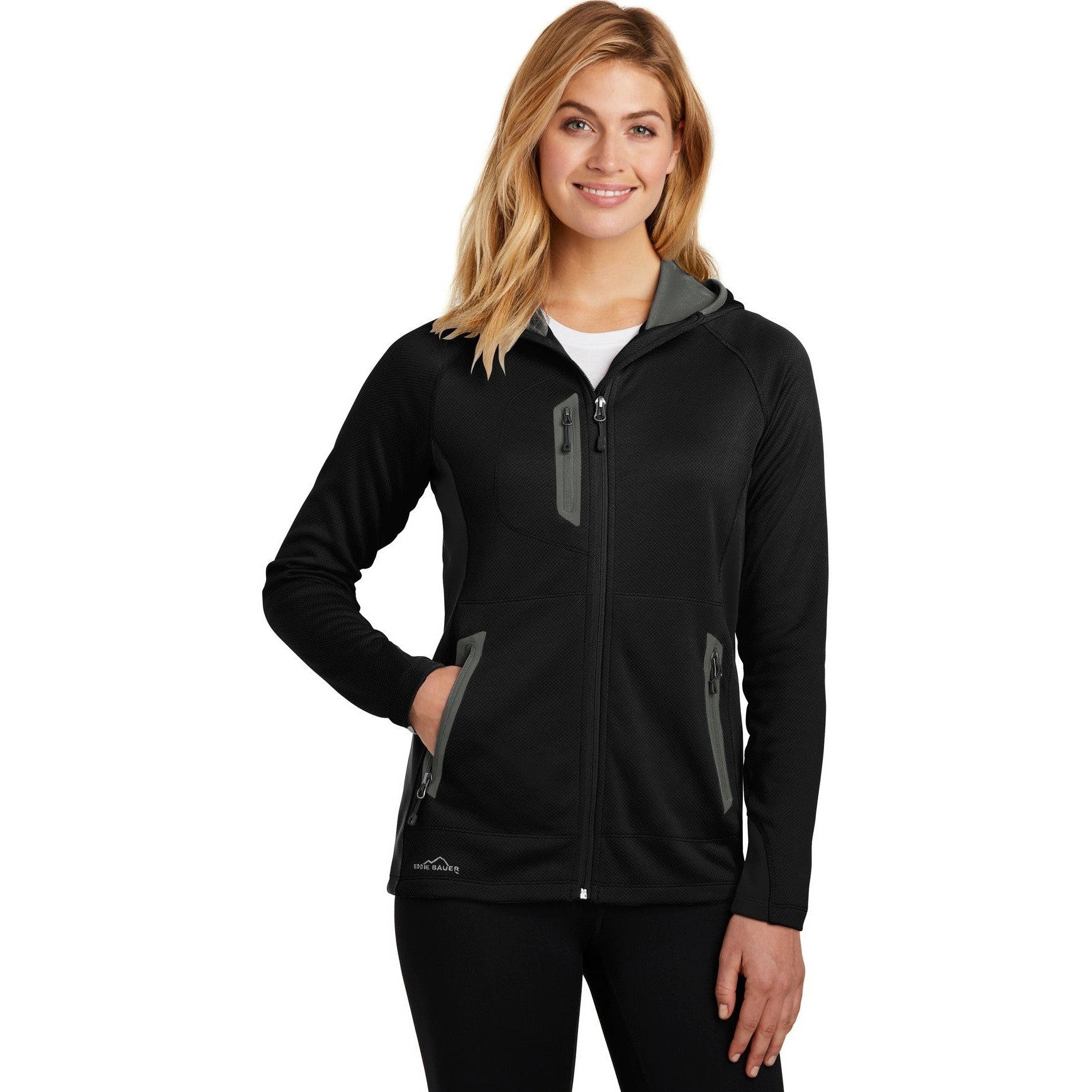 Don't Miss! Eddie Bauer Ladies' Sporty Hooded Full-Zip Fleece Jacket - Clearance Sale!