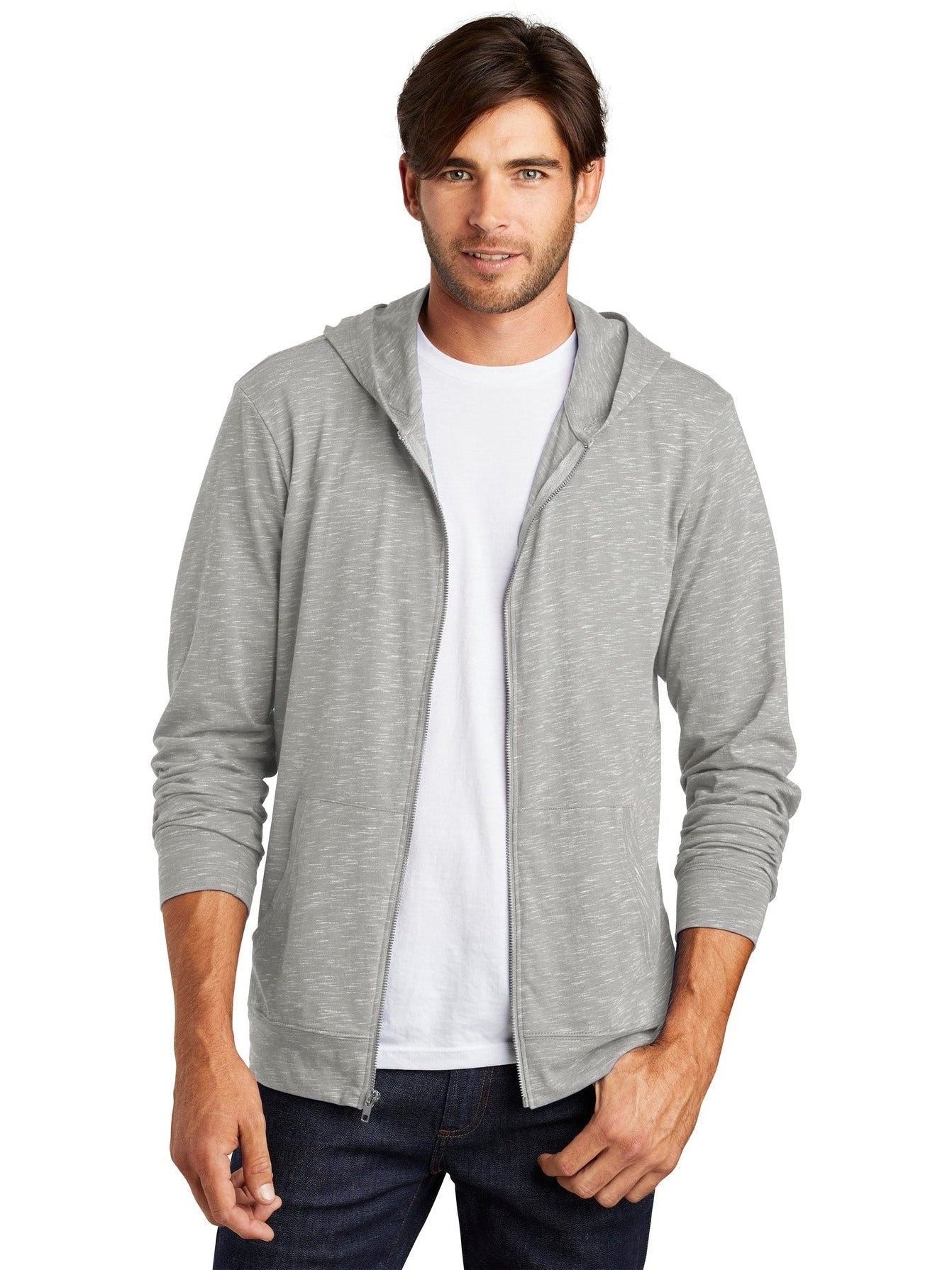 District Medal Stylish Full-Zip Hoodie