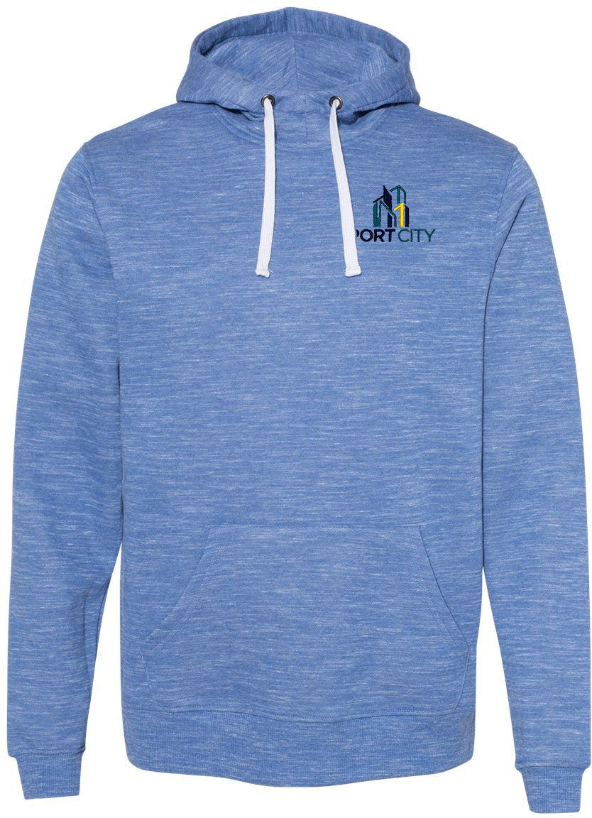 J America Blend Fleece Hooded Sweatshirt - A Must - Have for Men!
