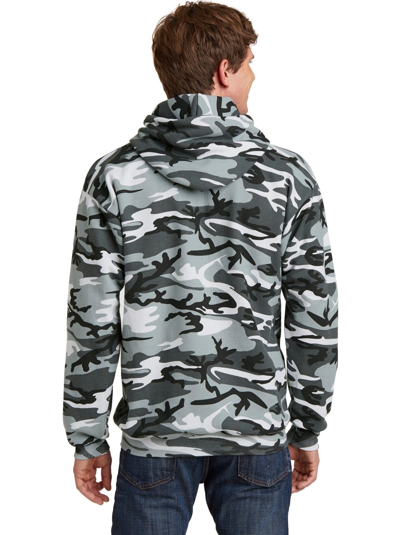 Port & Company Core Fleece Camo Pullover Hooded Sweatshirt - Outdoor Essential