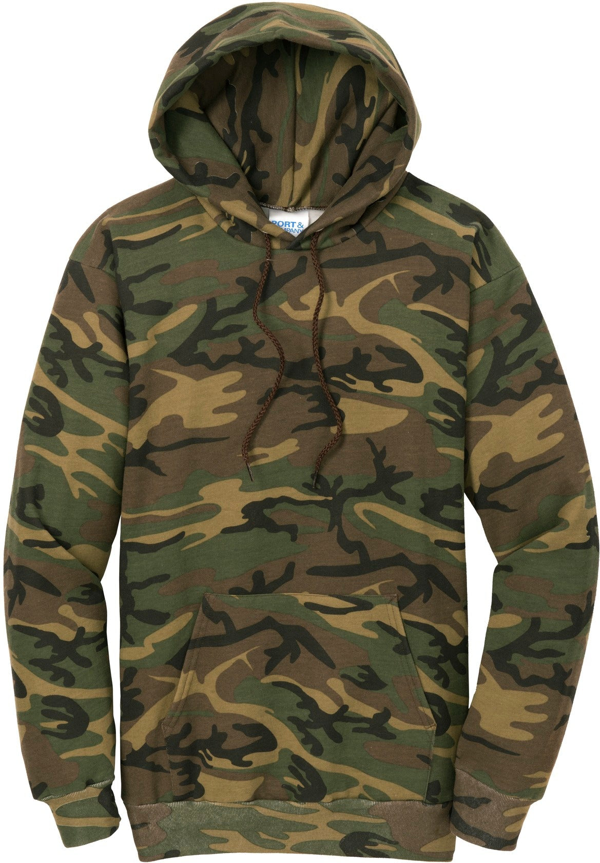 Port & Company Core Fleece Camo Pullover Hooded Sweatshirt - Outdoor Essential