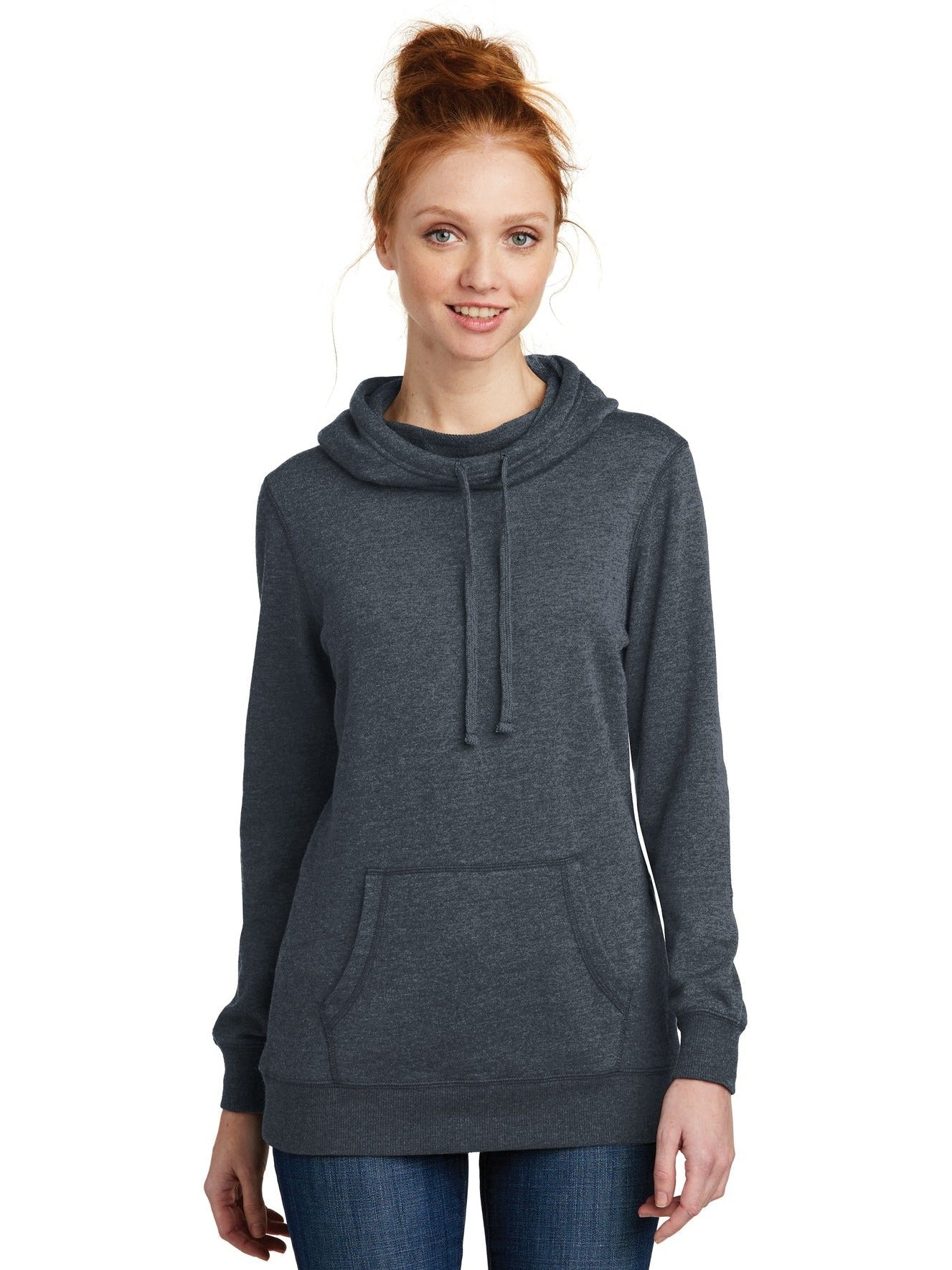 District Women's Stylish Lightweight Fleece Hoodie