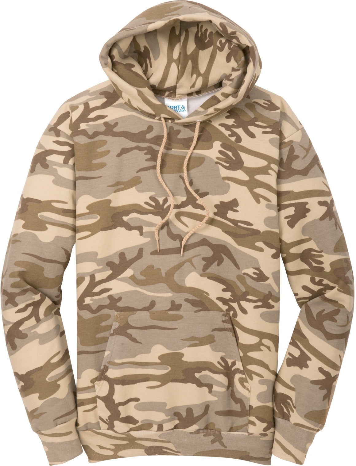 Port & Company Core Fleece Camo Pullover Hooded Sweatshirt - Outdoor Essential