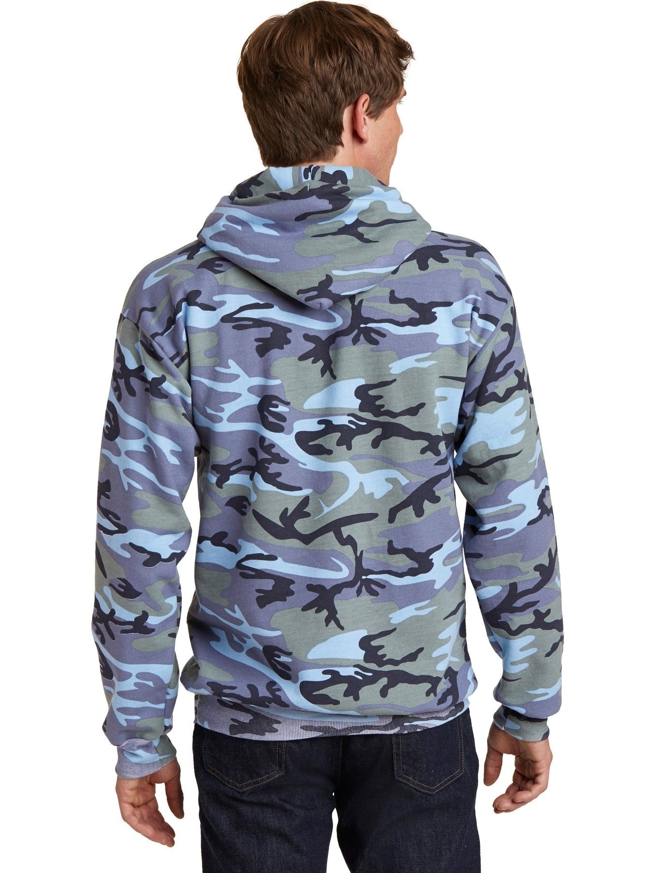 Port & Company Core Fleece Camo Pullover Hooded Sweatshirt - Outdoor Essential