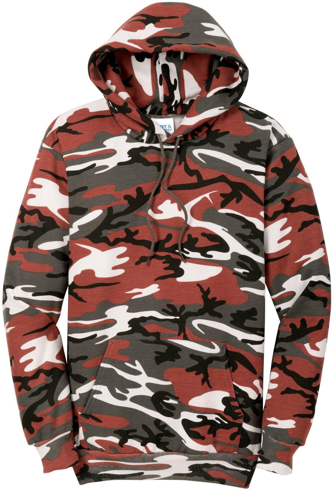 Port & Company Core Fleece Camo Pullover Hooded Sweatshirt - Outdoor Essential