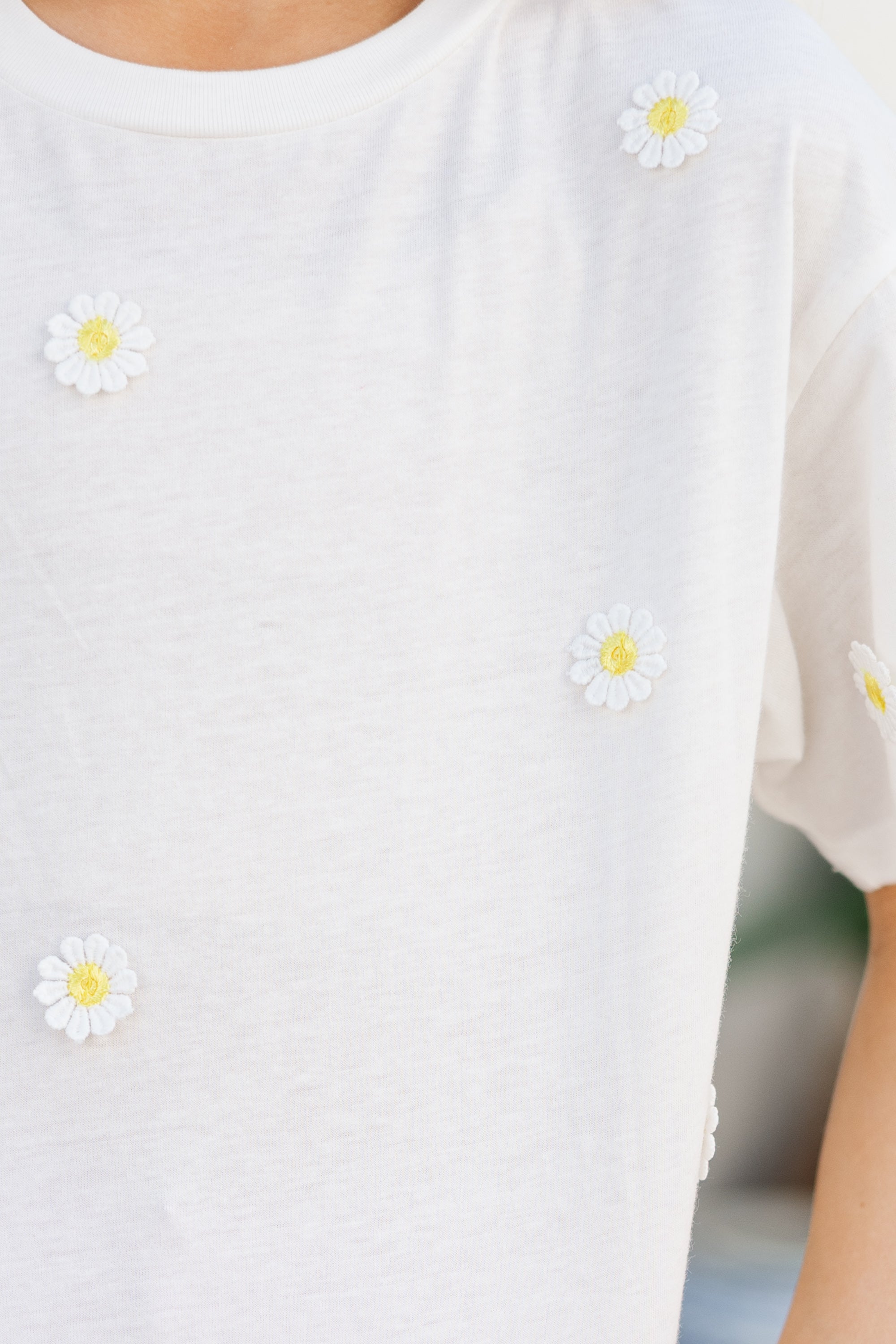Girls' Must-Have: This Is The Day White Floral Top