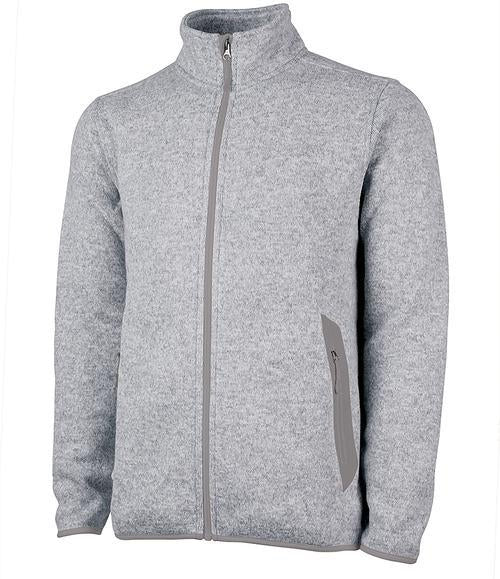 Charles River Stylish Heathered Fleece Jacket for Men