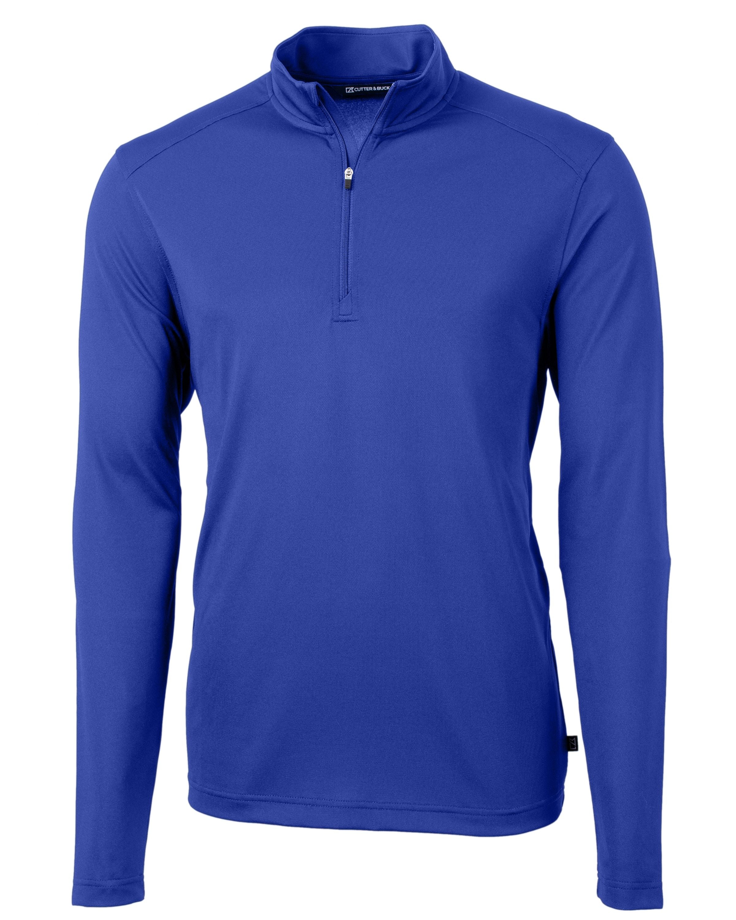 Cutter & Buck Tall Virtue Eco Pique: Sustainable Quarter Zip Pullover for Men