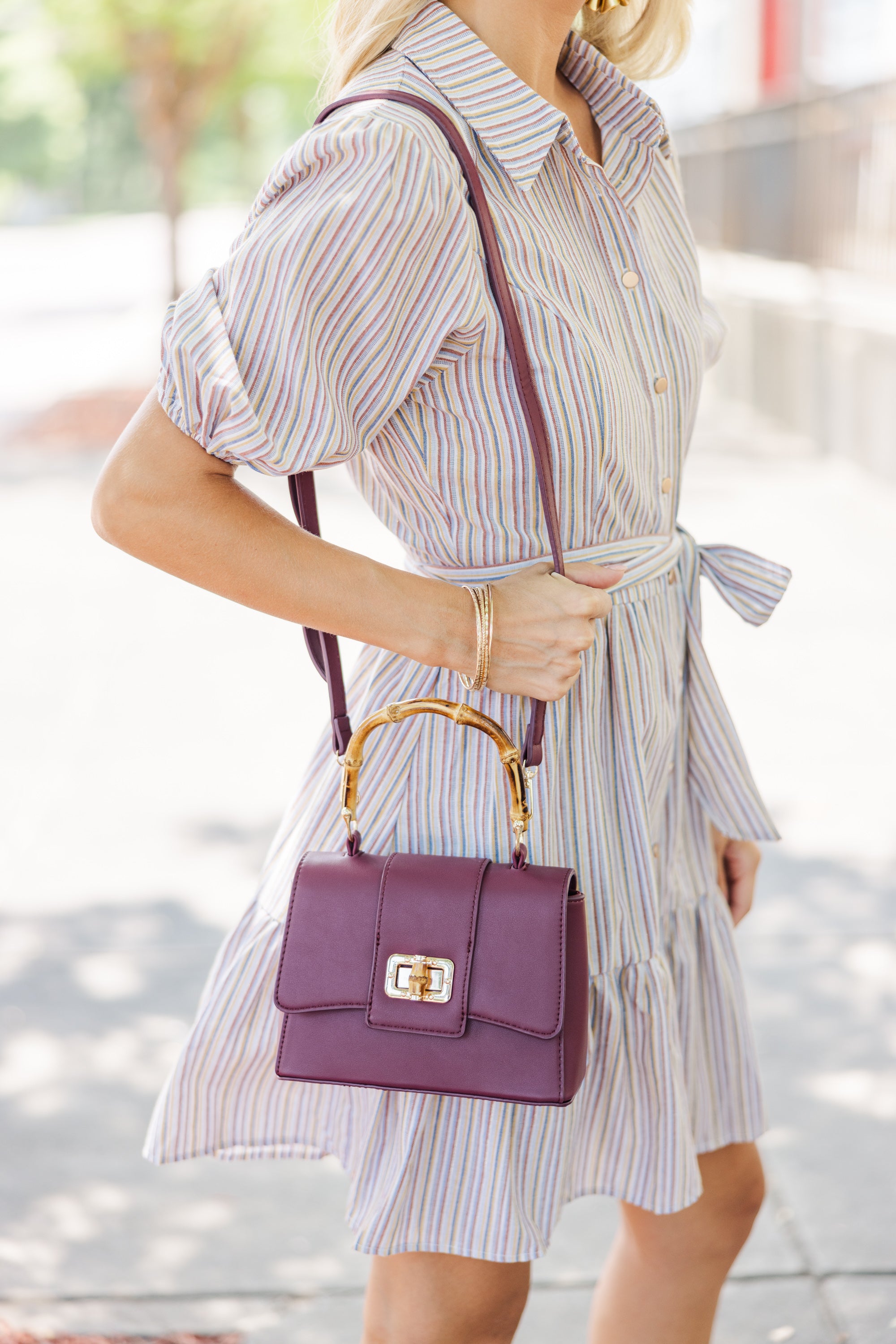 Stunning Plum Purple Get - Going Purse