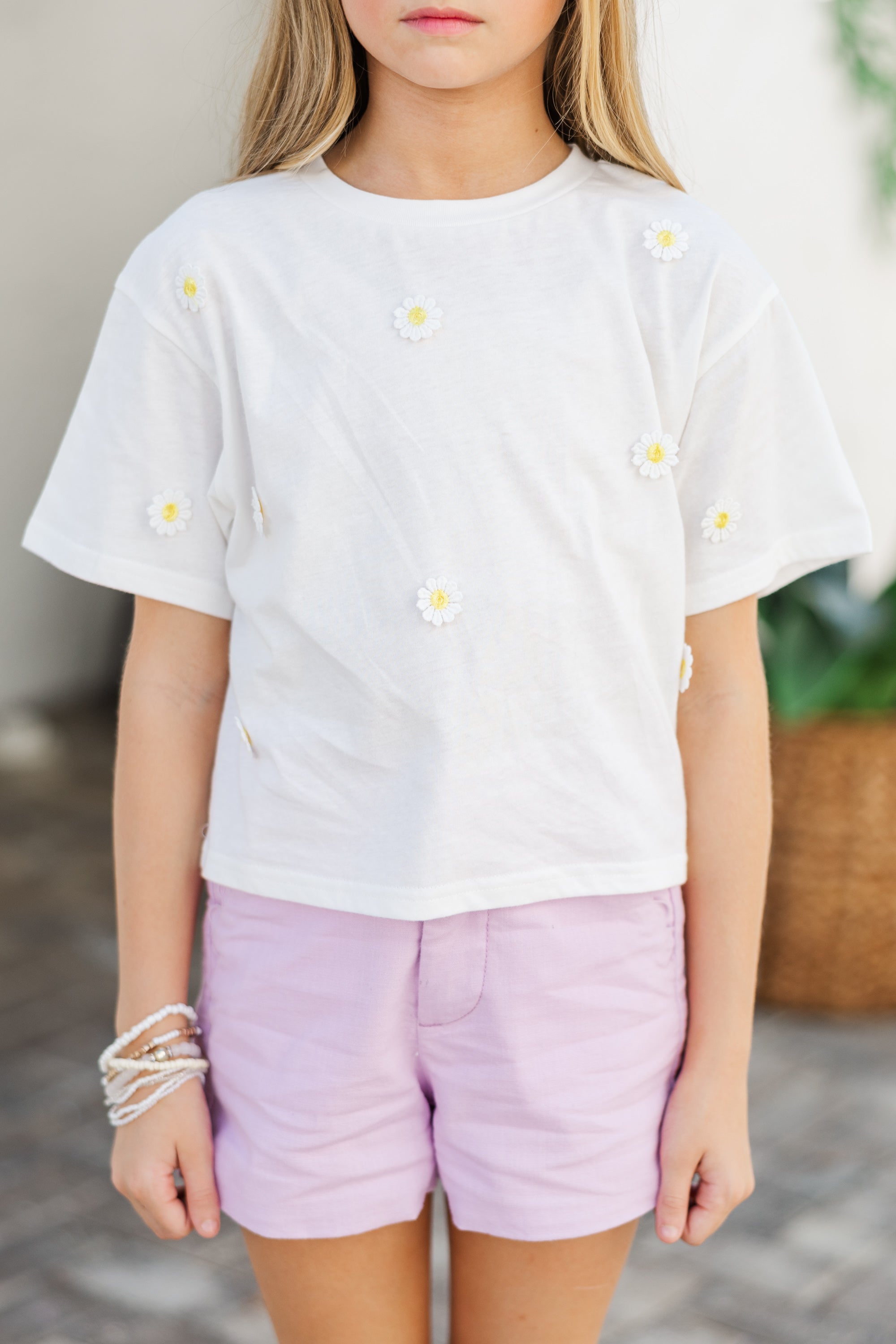 Girls' Must-Have: This Is The Day White Floral Top