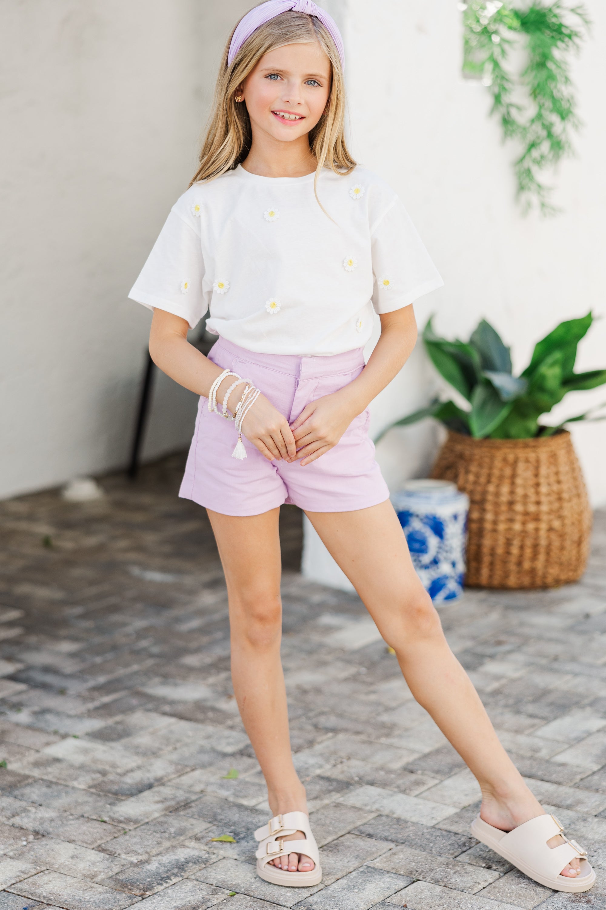 Girls' Must-Have: This Is The Day White Floral Top