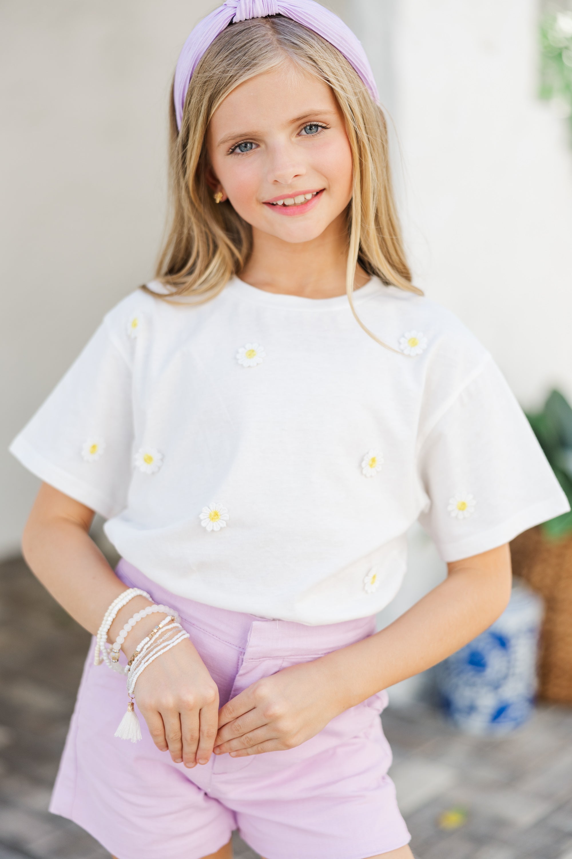 Girls' Must-Have: This Is The Day White Floral Top