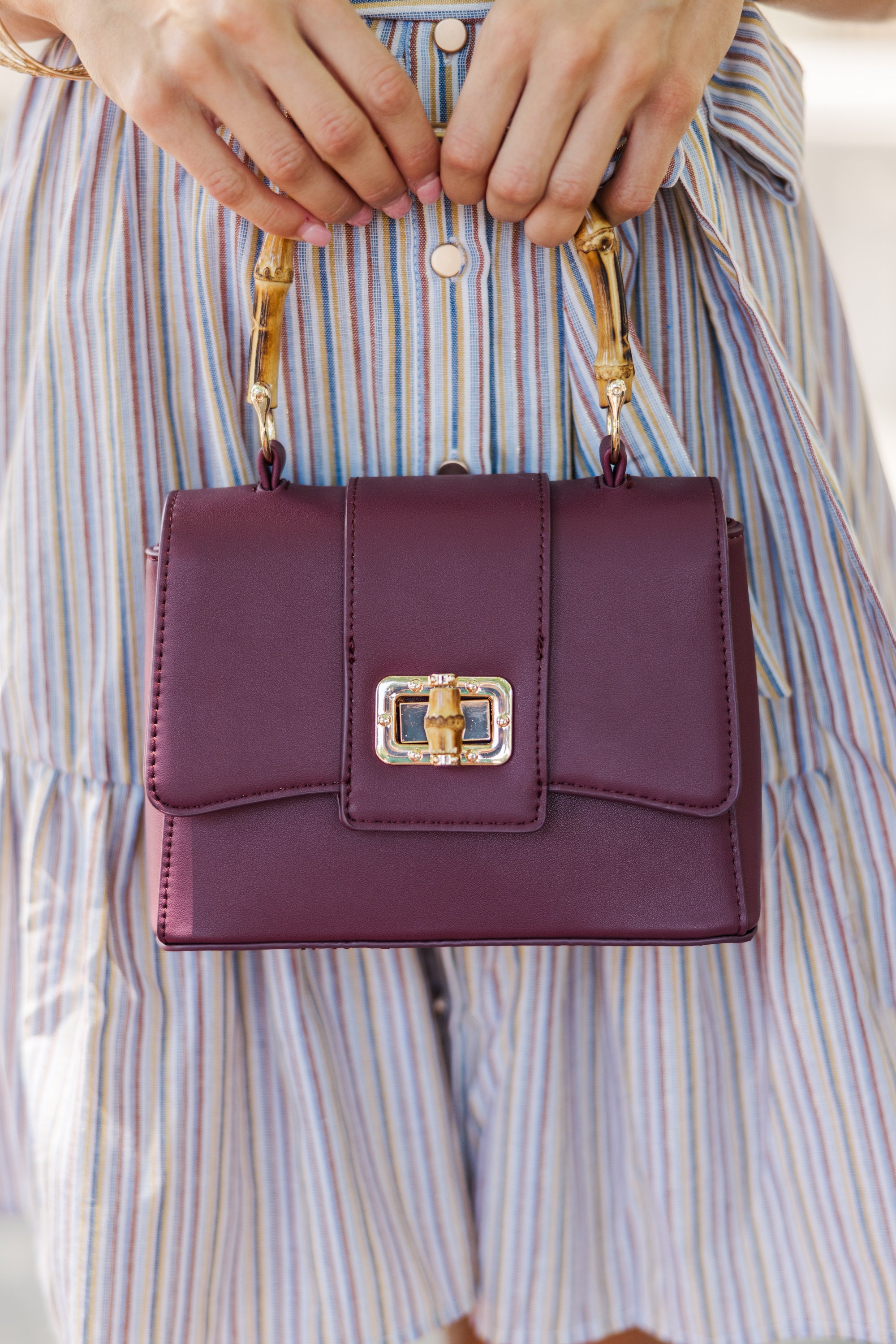 Stunning Plum Purple Get - Going Purse