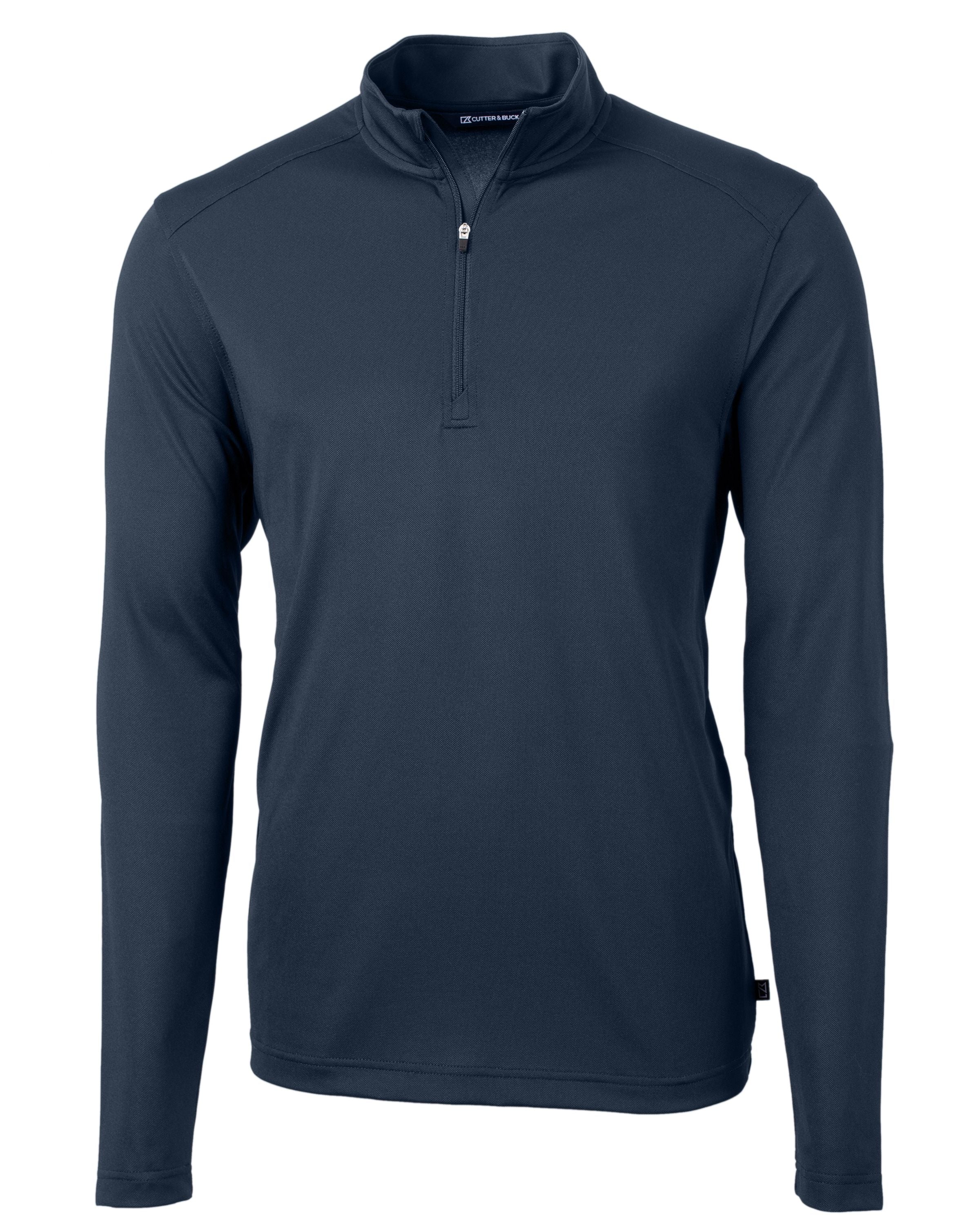 Cutter & Buck Tall Virtue Eco Pique: Sustainable Quarter Zip Pullover for Men