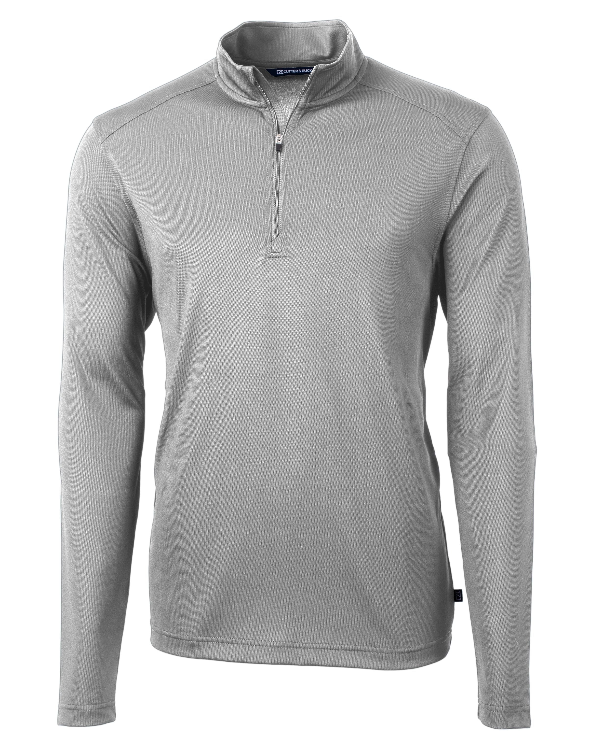 Cutter & Buck Tall Virtue Eco Pique: Sustainable Quarter Zip Pullover for Men