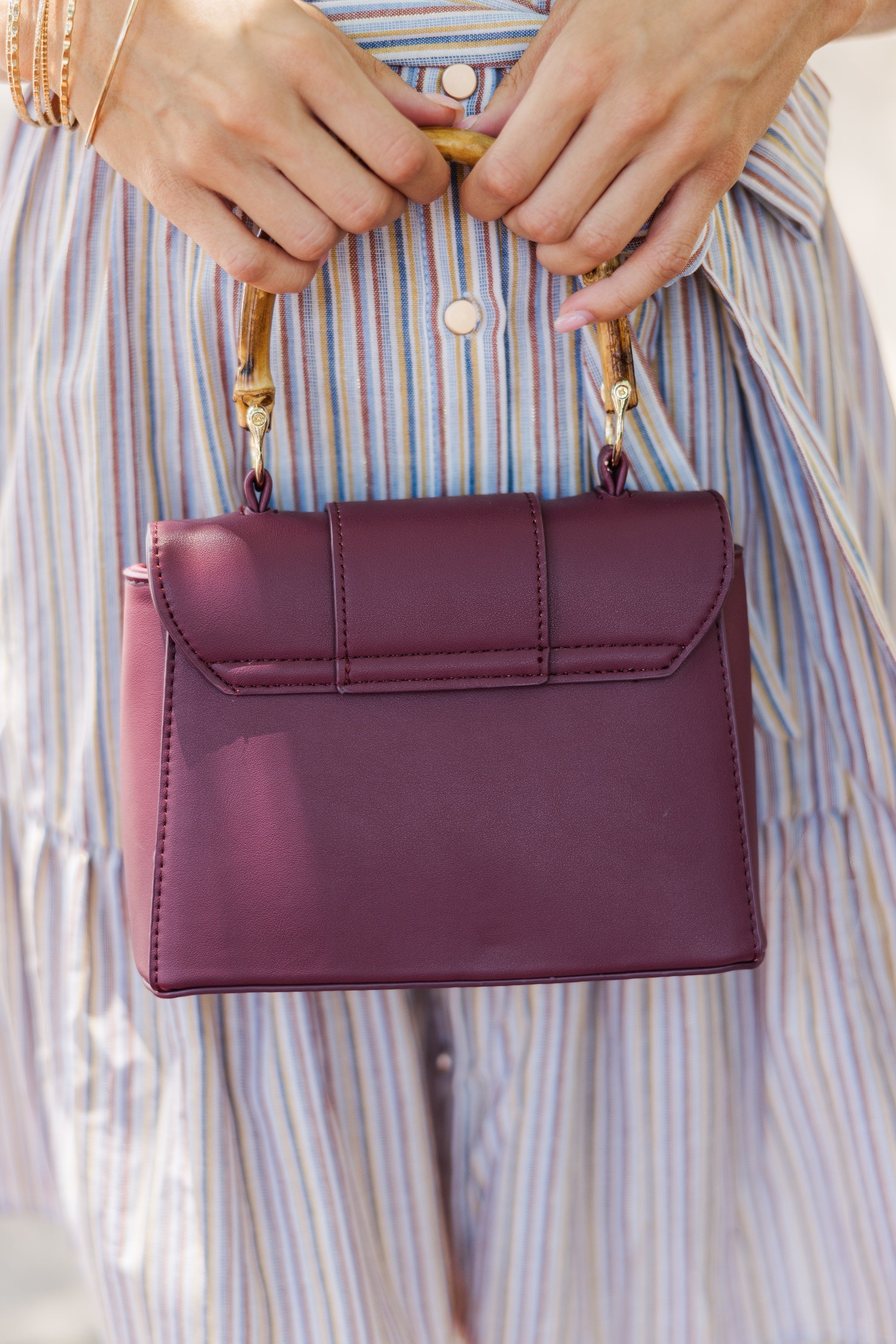 Stunning Plum Purple Get - Going Purse