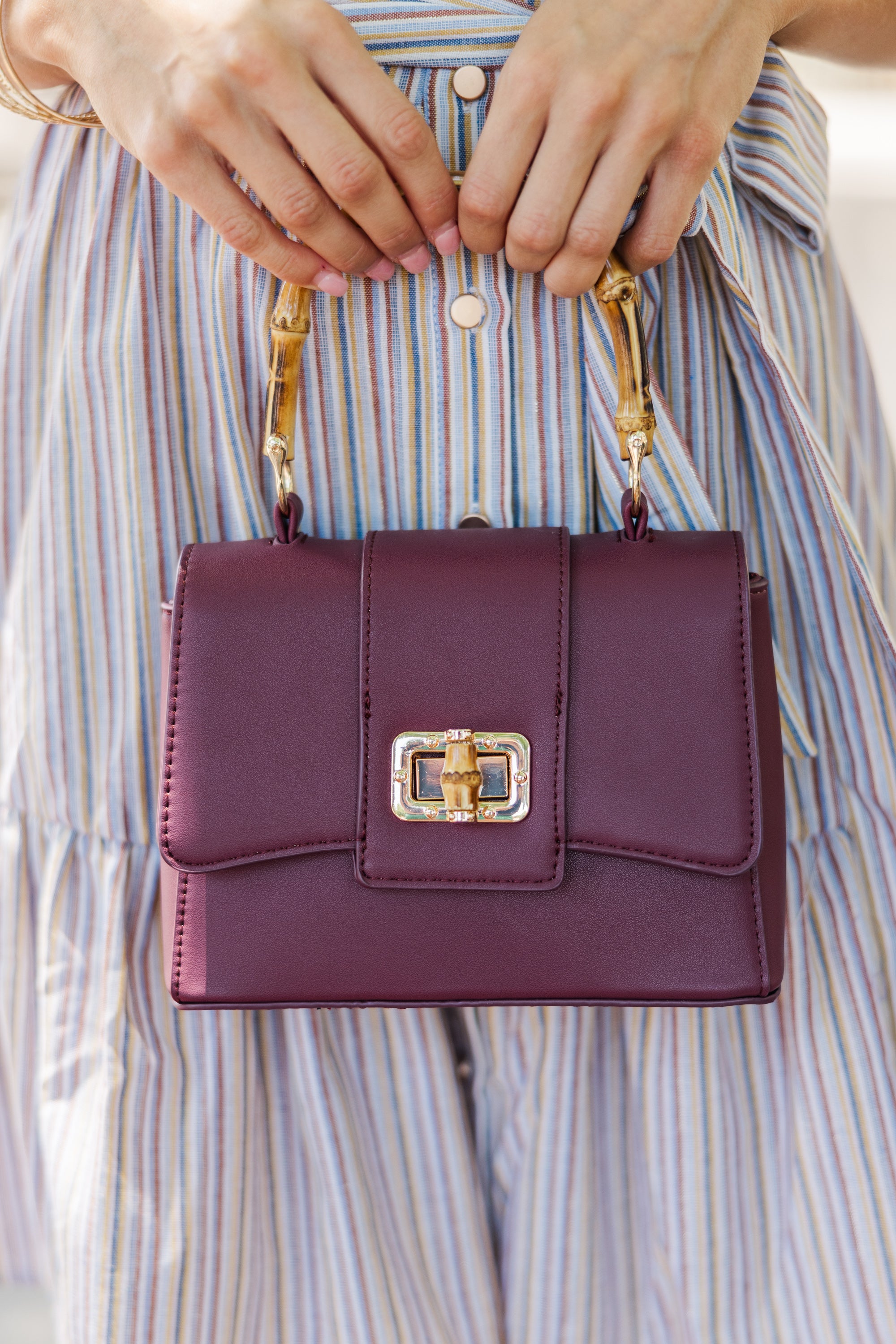 Stunning Plum Purple Get - Going Purse