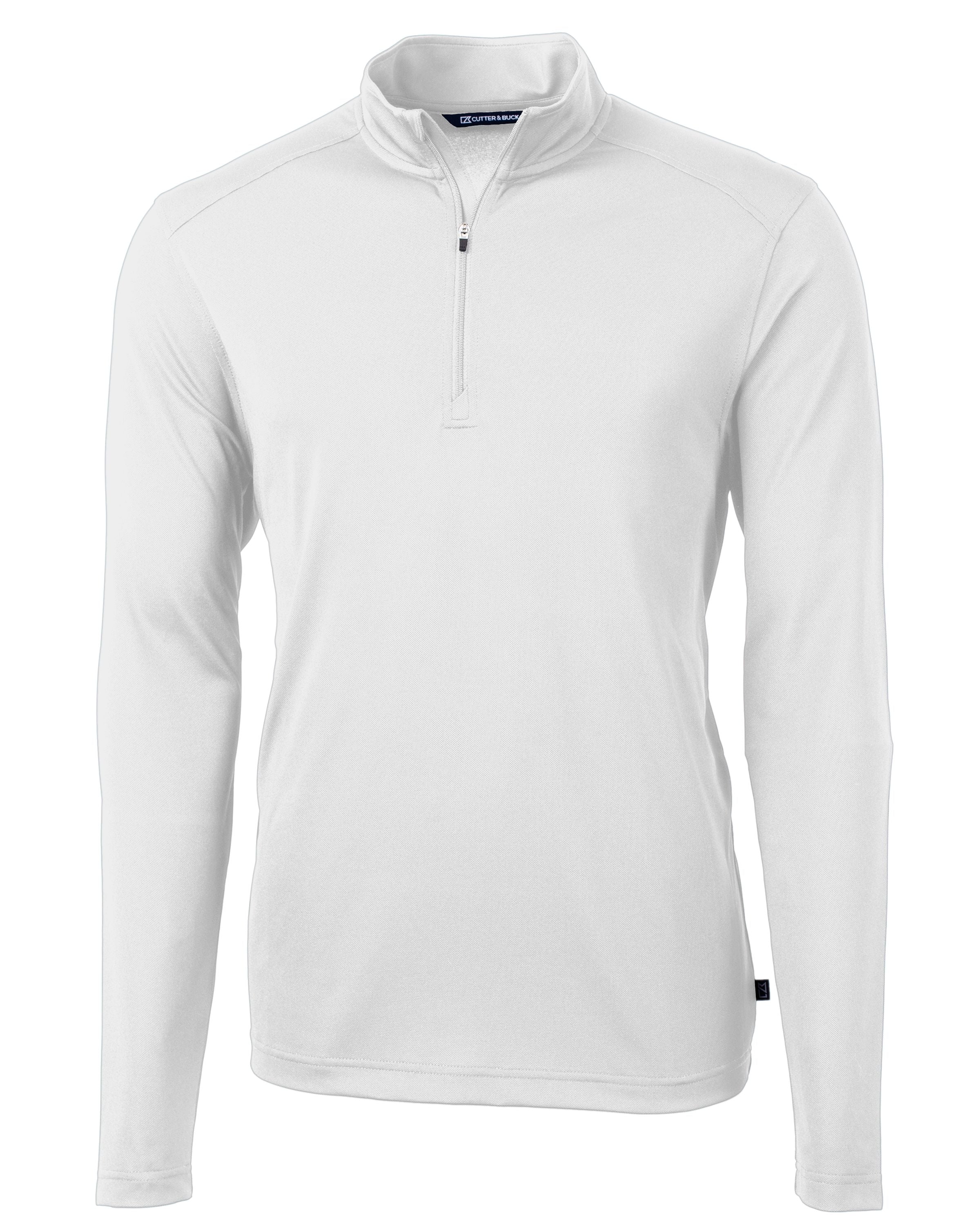 Cutter & Buck Tall Virtue Eco Pique: Sustainable Quarter Zip Pullover for Men